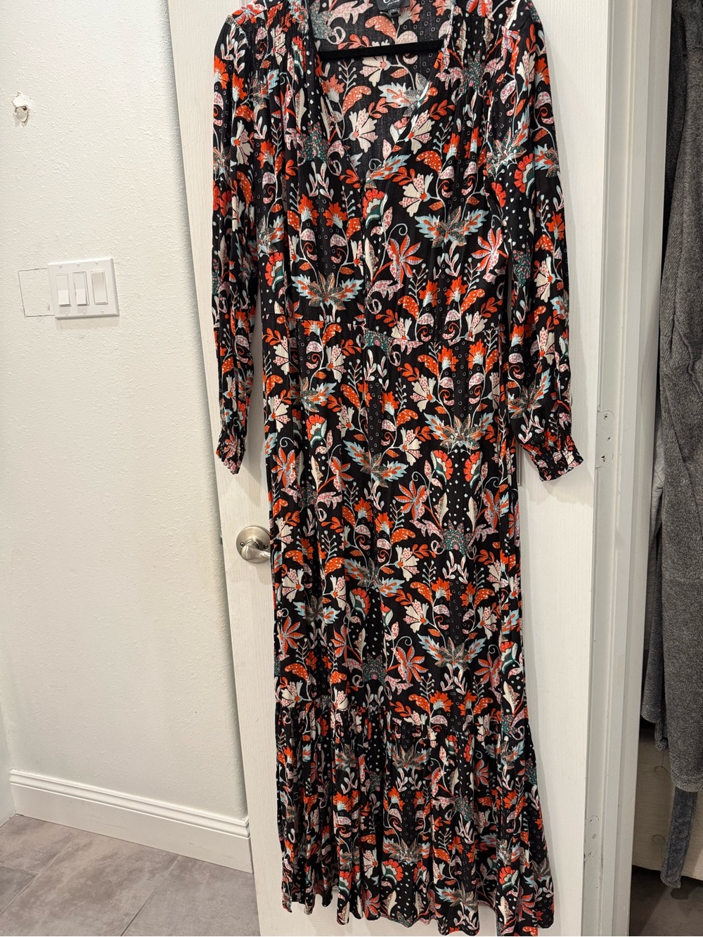 ECI Long Sleeve Boho Dress - Picture 2 of 5